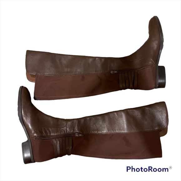 Vince Camuto Shoes - Vince Camuto Pauletta Medium Calf Leather/suede Tall Boots Size 6.5